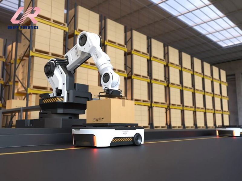 Doanh nghiệp lớn nên đầu tư robot vận chuyển để tiết kiệm thời gian