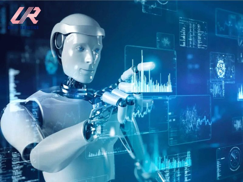 Robot tự động hóa hoạt động trên hệ thống cảm biến